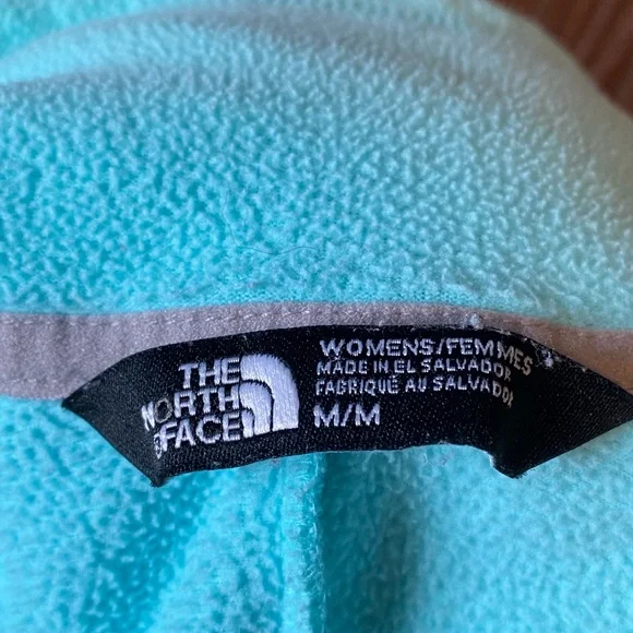 North Face pullover M fleece mint green - Picture 3 of 3